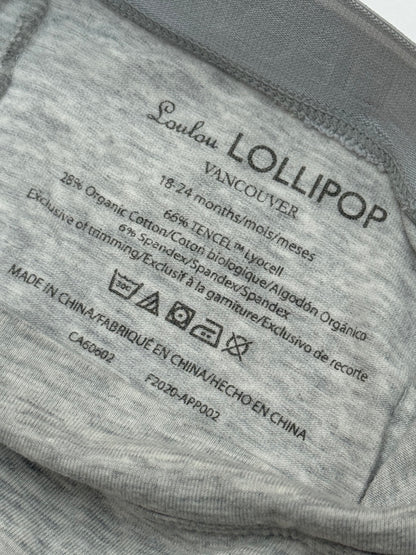 Loulou Lollipop Gray Leggings 18/24m