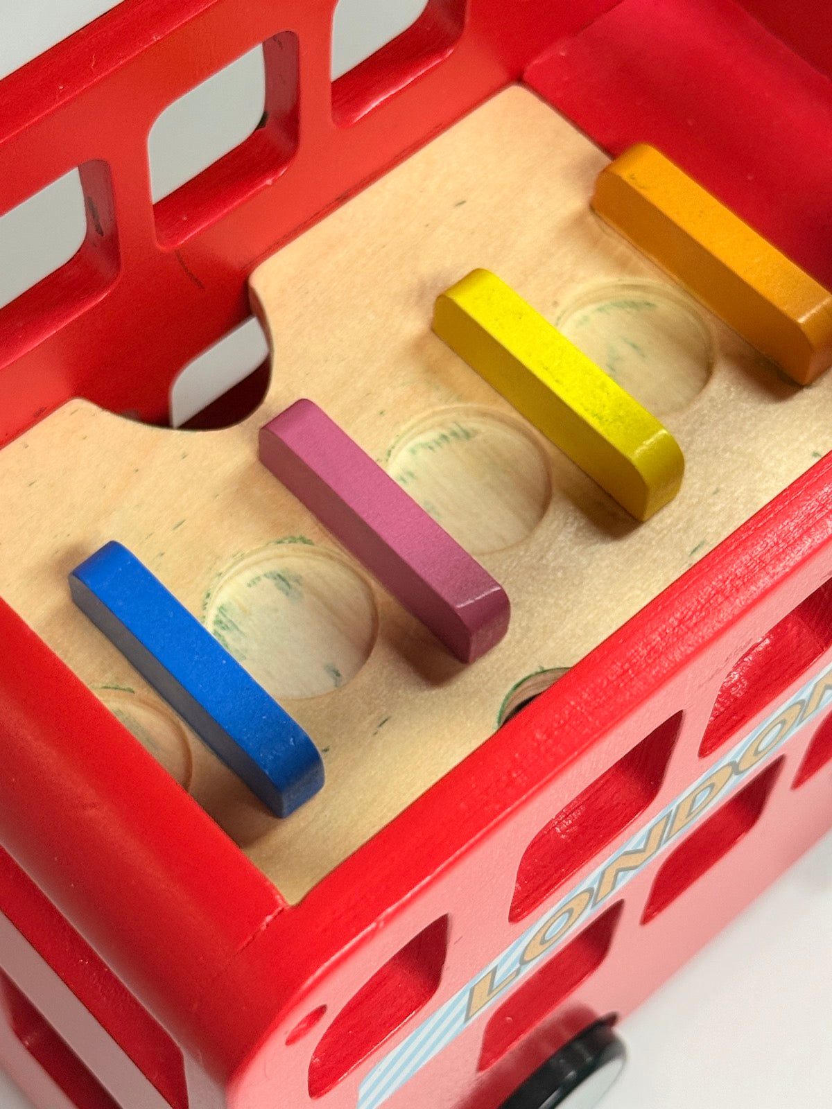 ELC London Double Decker Bus Wooden Toy