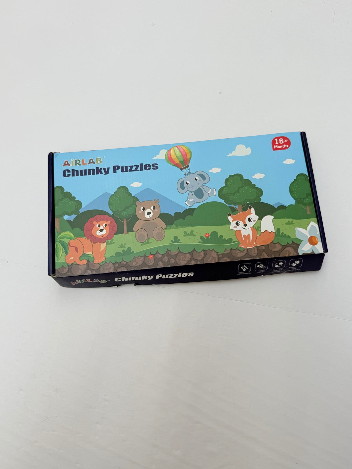 Airlab Chunky Puzzles Animal Wooden Toddler Set