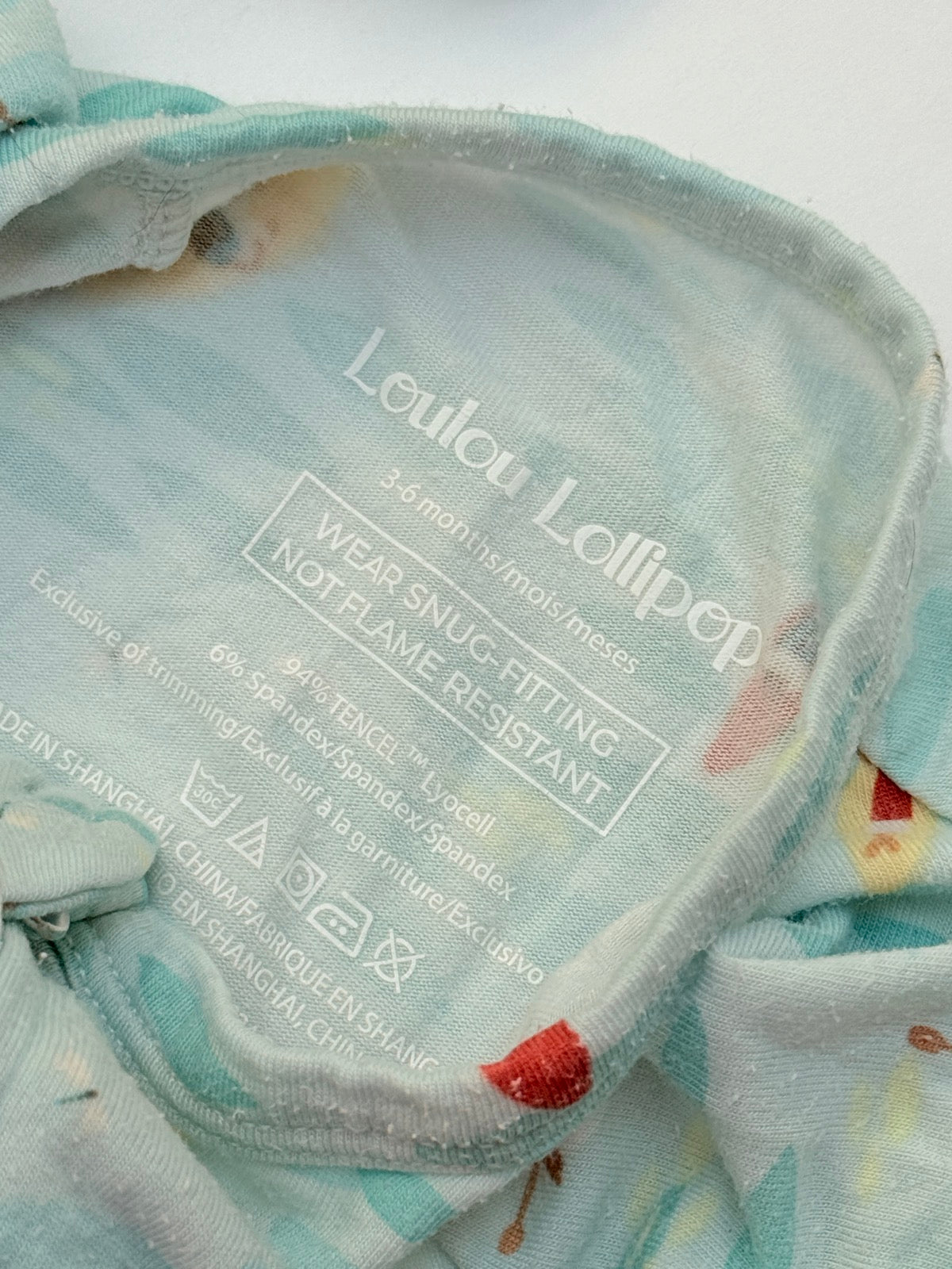 Loulou Lollipop Kayak Sleeper Romper 3-6m
