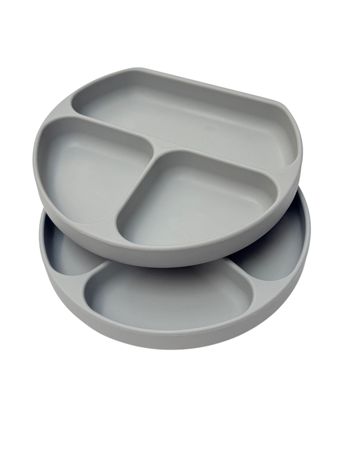 Bumkins Silicone Grip Divided Plates Set of 2