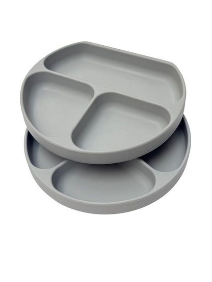 Bumkins Silicone Grip Divided Plates Set of 2