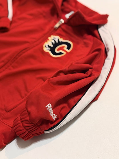 Reebok Calgary Flames Red Track Jacket 2T
