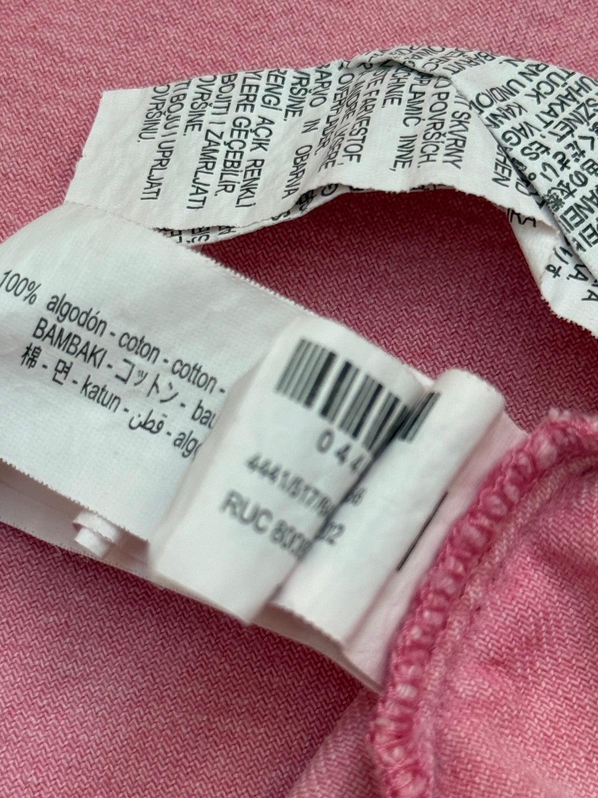 Zara Pink Denim Dress Size 4-5Y