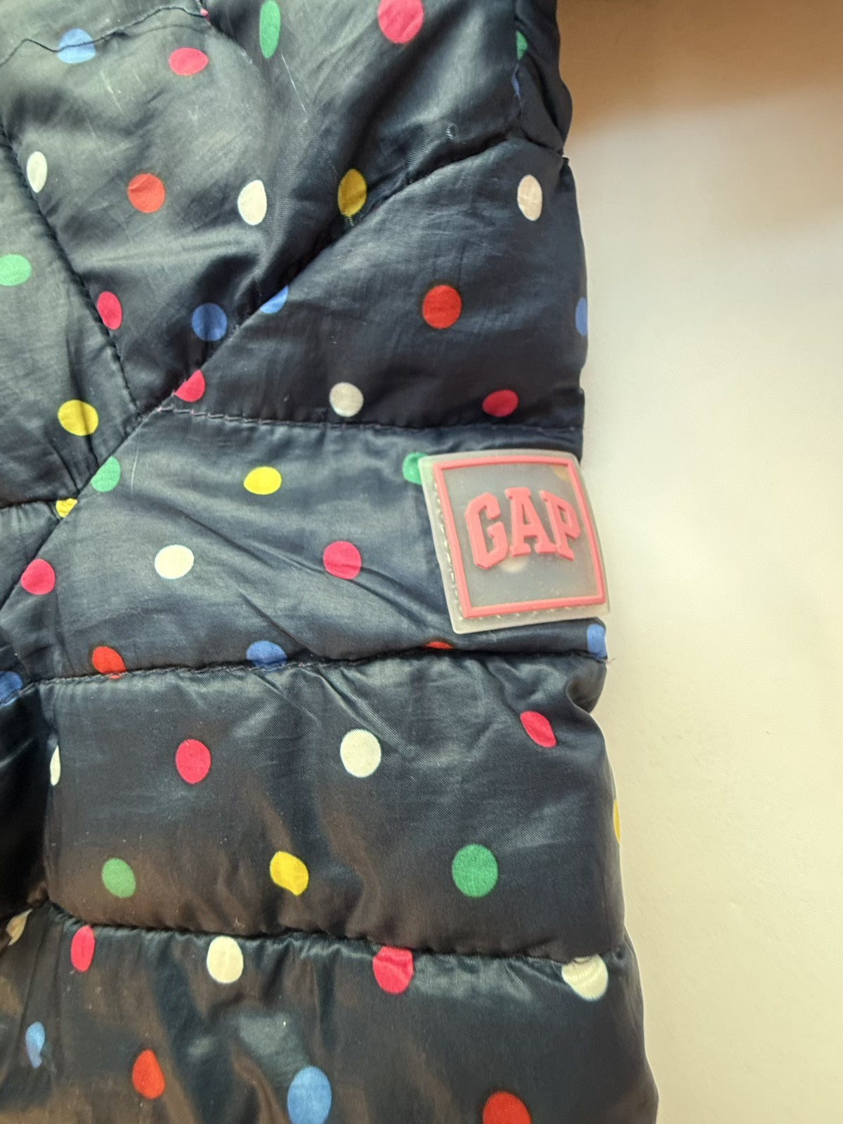 Baby Gap Polka Dot Puffer Jacket 12-18m
