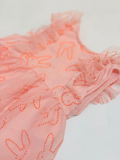 Cat & Jack Pink Bunny Tulle Dress 18M