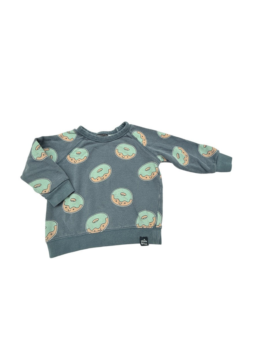 Whistle & Flute Donut Print Hoodie 2Y