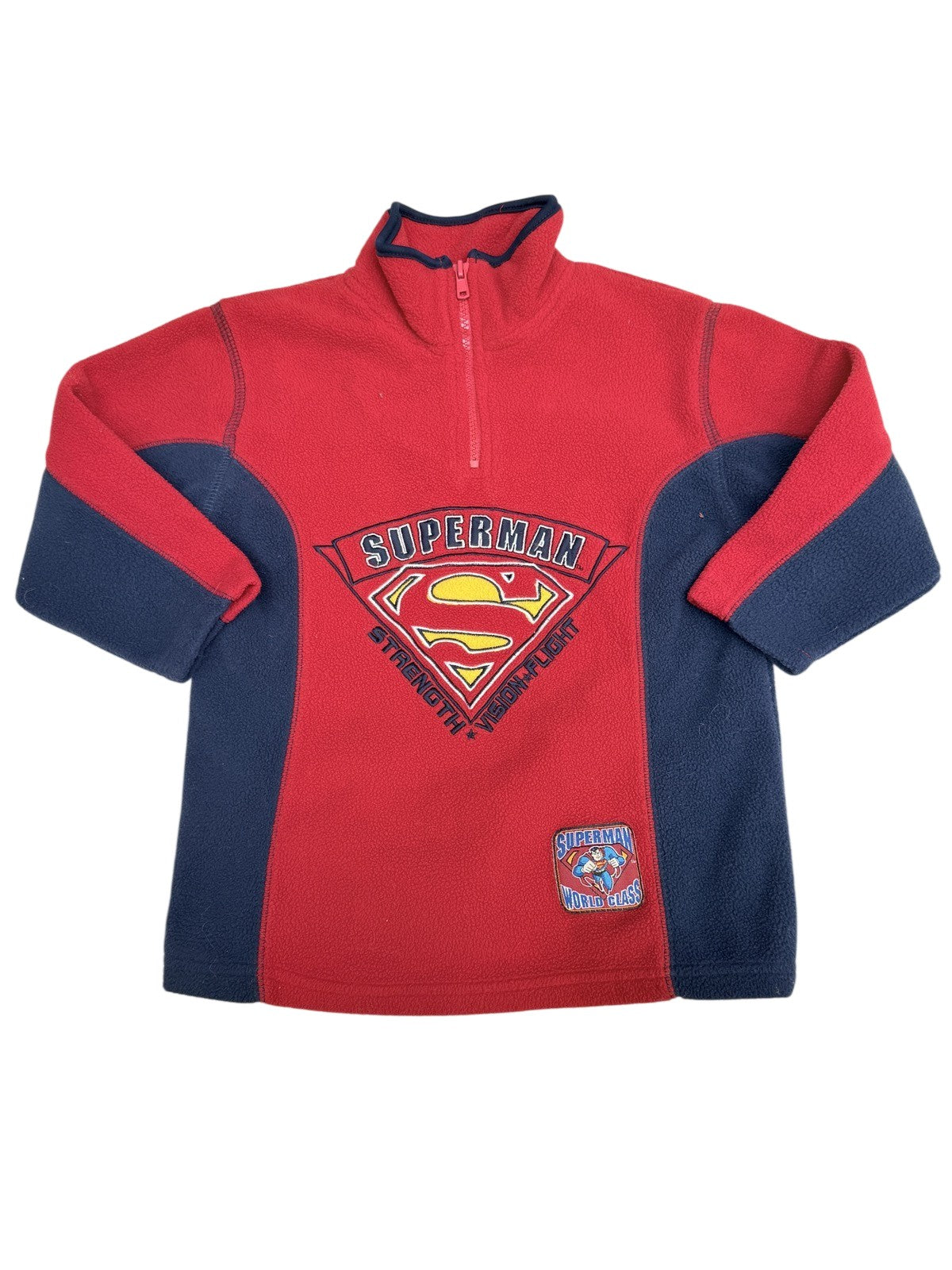 Superman World Class Fleece Quarter-Zip Size 4