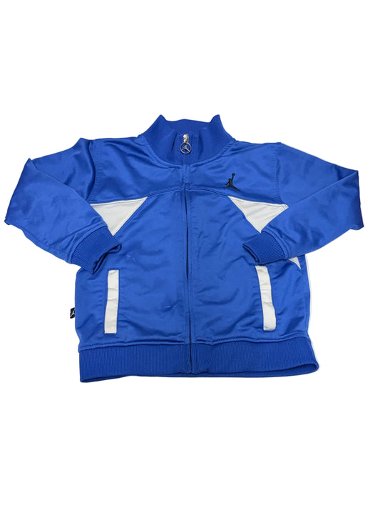 Veste de survêtement zippée Jordan bleue, taille 3T, bon état
