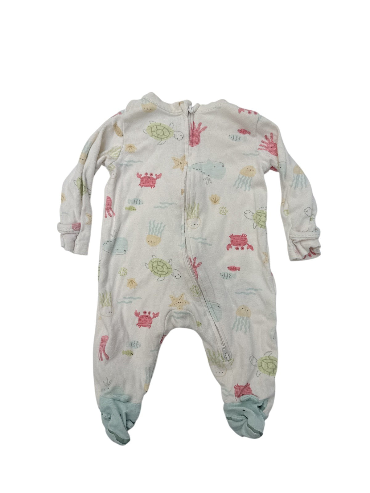 Old Navy Sea Animal Footed Sleeper 0-3M