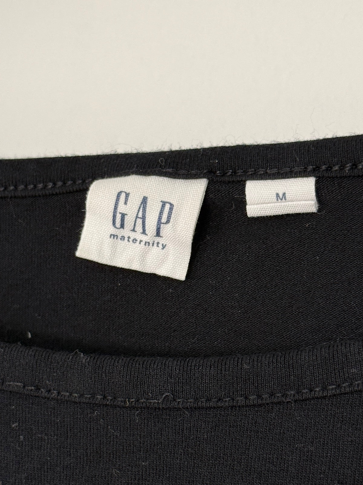 Gap Maternity Black T-Shirt Dress Size M