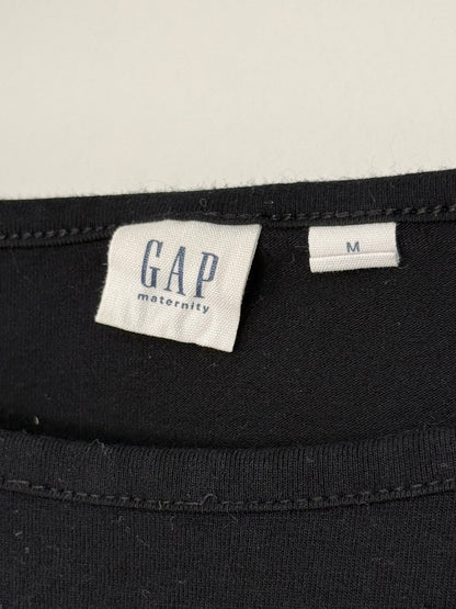 Gap Maternity Black T-Shirt Dress Size M