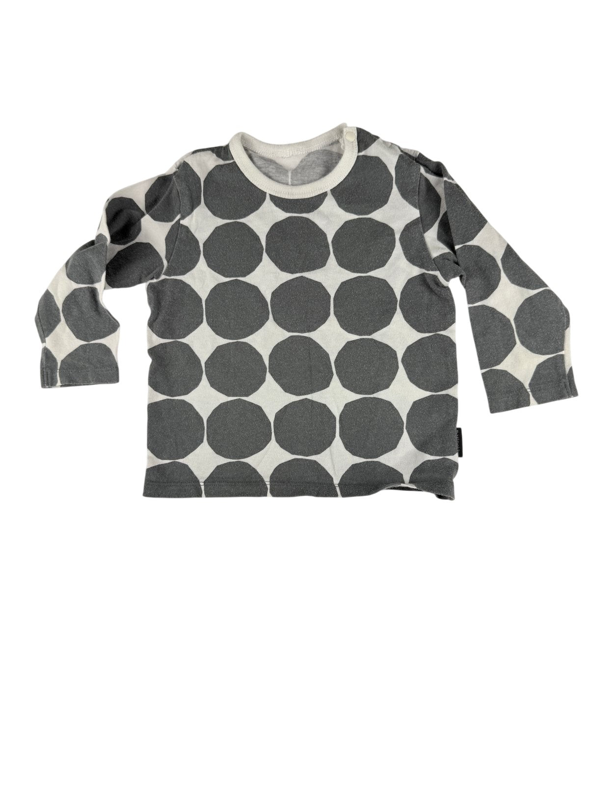 Marimekko Gray Dot Long Sleeve T-Shirt