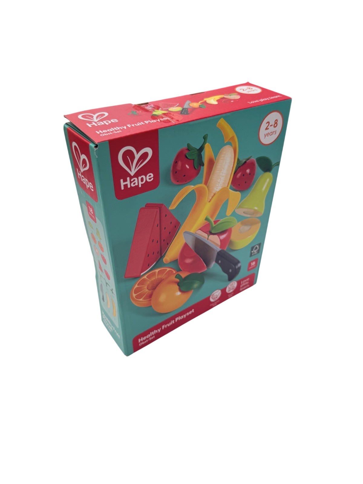 NEW Hape Healthy Fruit Playset Wooden Toy