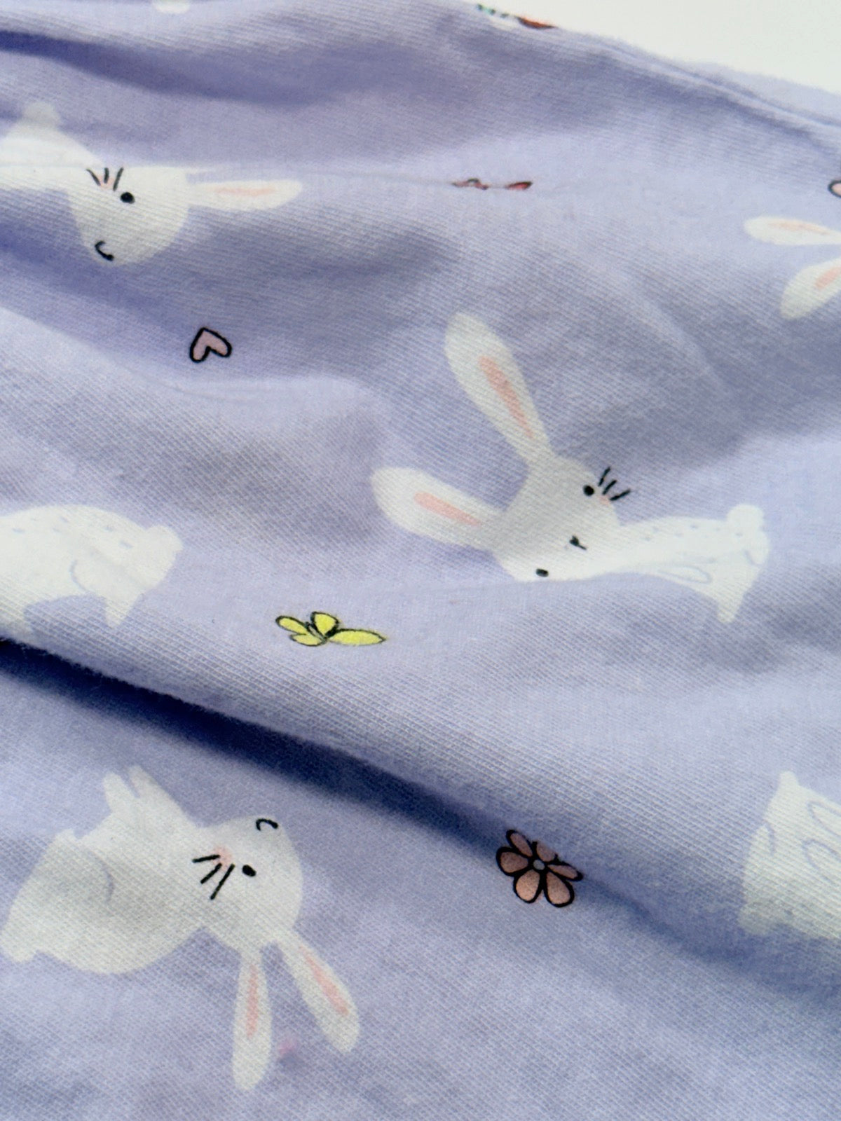 First Impressions Lavender Bunny Dress 6-9M