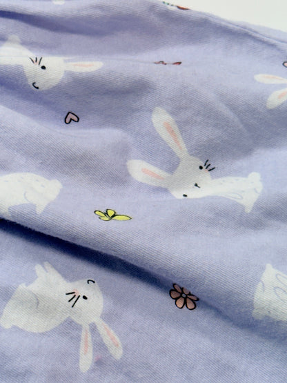 First Impressions Lavender Bunny Dress 6-9M