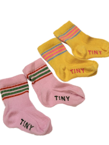 Tiny Cottons Striped Socks 2-Pack 12m