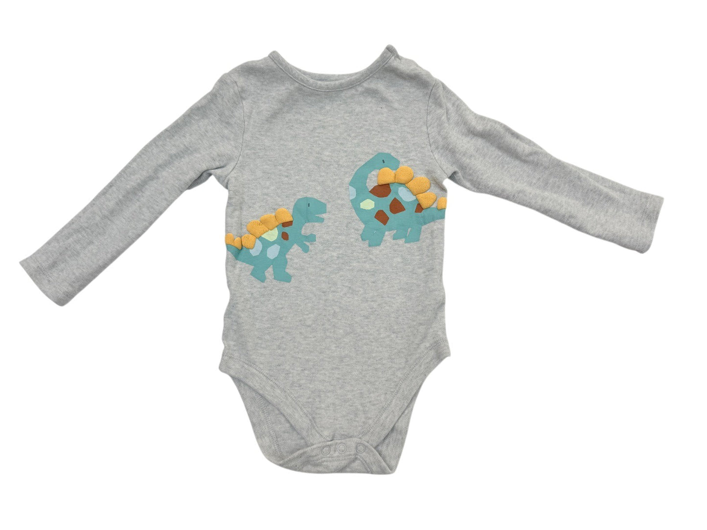 M&S Dinosaur Long Sleeve Bodysuit 2-3Y