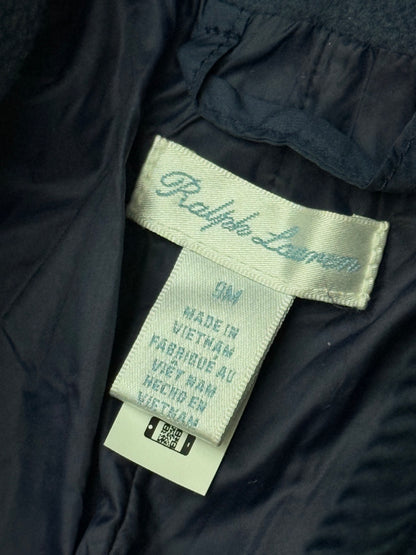 Ralph Lauren Navy Quilted Snowsuit 9M
