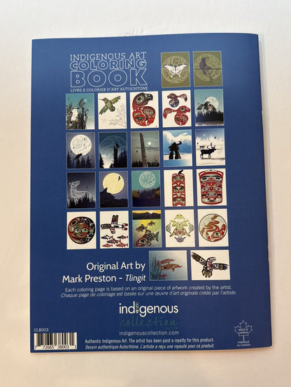 Mark Preston Indigenous Art Coloring Book