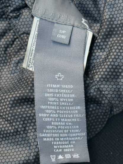 Sears Camo Print Bomber Jacket Size 7/8