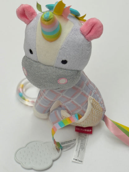 Large Skip Hop Unicorn Activity Toy with Teether