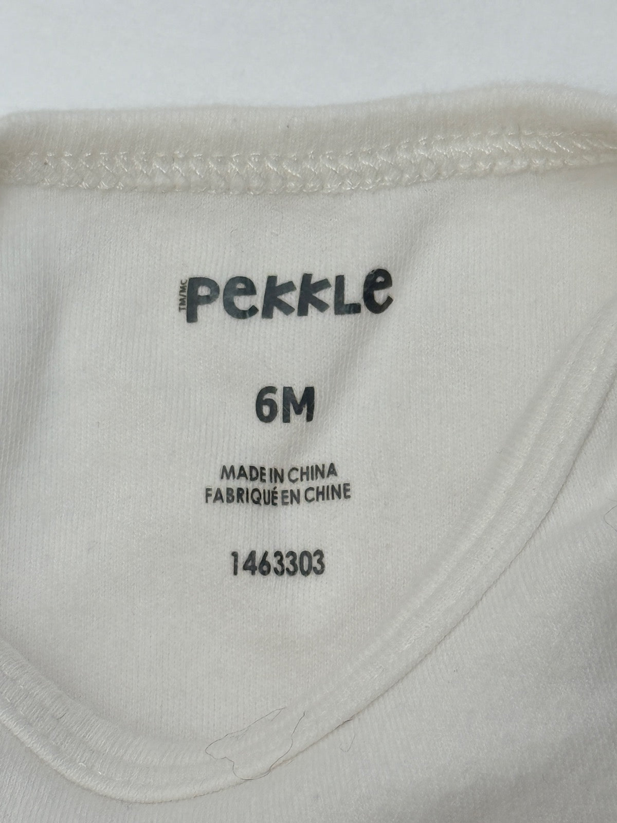 Pekkle Bunny Face Bodysuit 6M