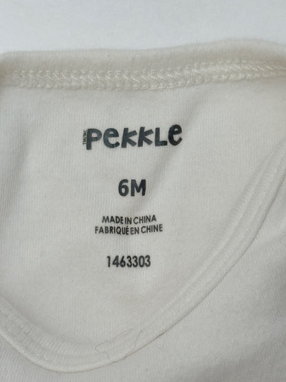 Pekkle Bunny Face Bodysuit 6M