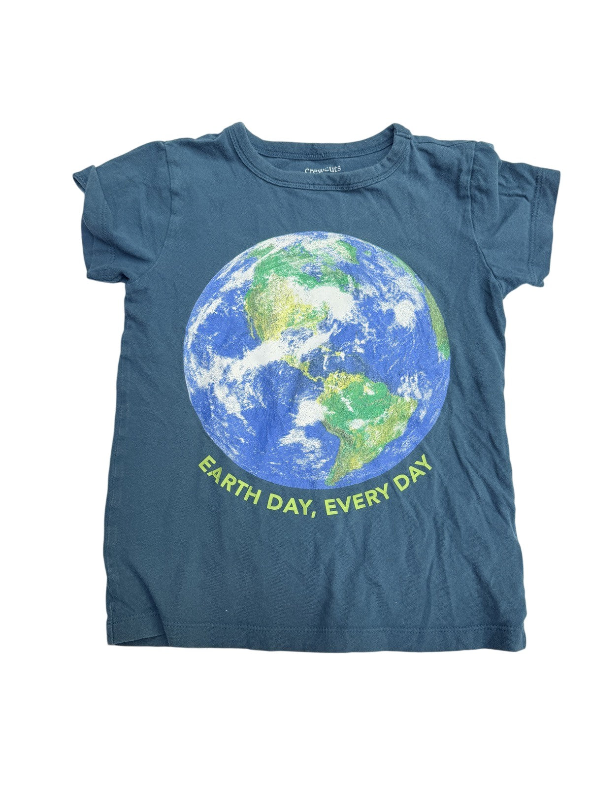 Crewcuts Glow in the Dark - Earth Day Every Day Tee Size 4/5