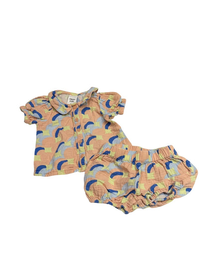 Open Edit Abstract Print Muslin Set 9M