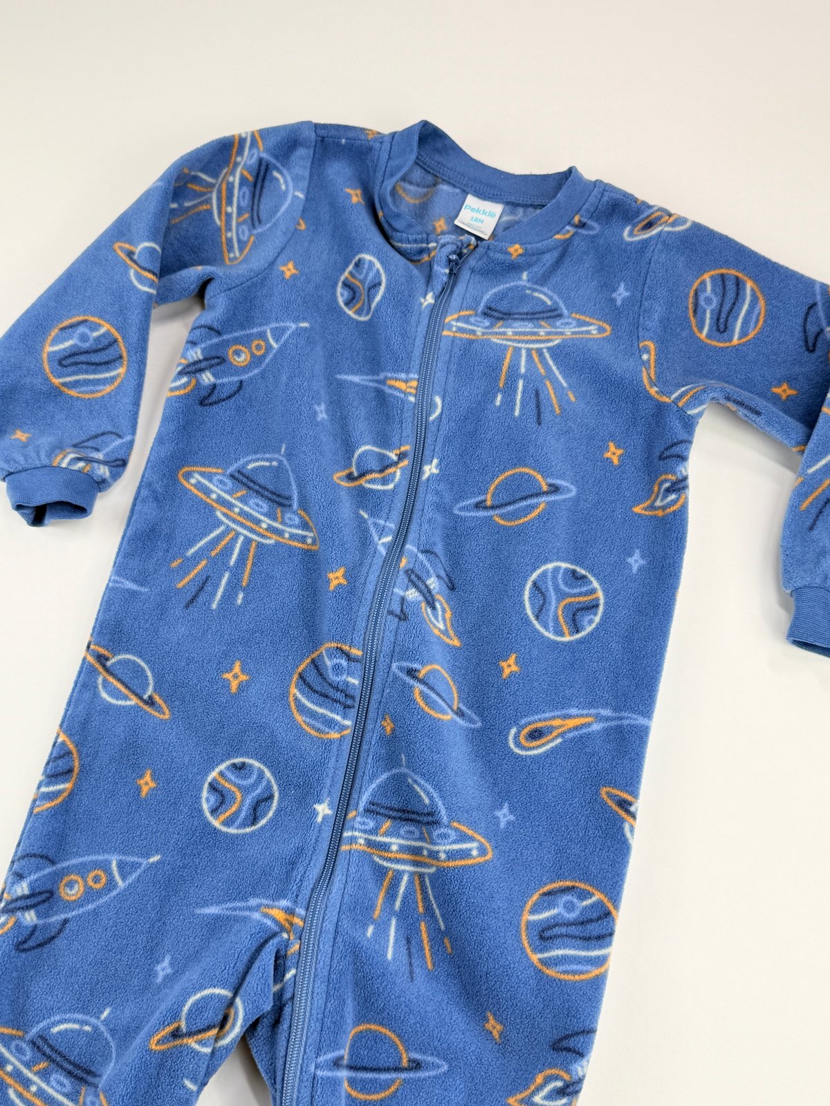 Pekkle Space Fleece Sleeper 18M