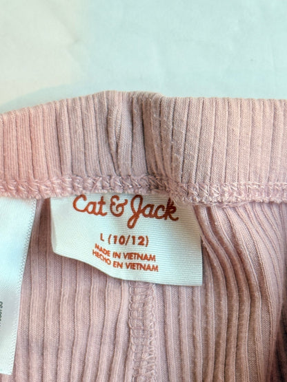Cat & Jack Pink Ribbed Leggings Size 10/12