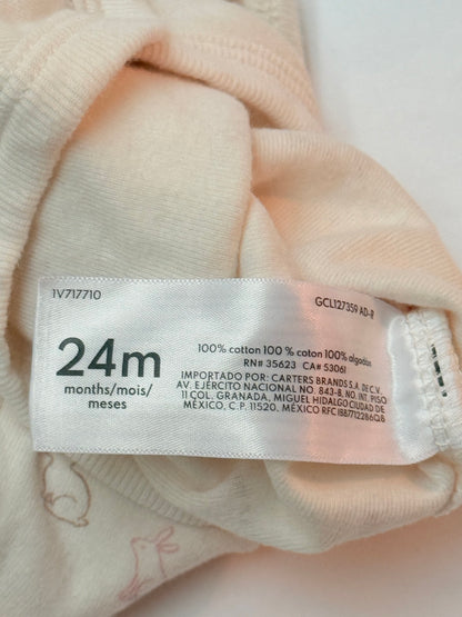 Carter's Bunny Print Bodysuit 24M