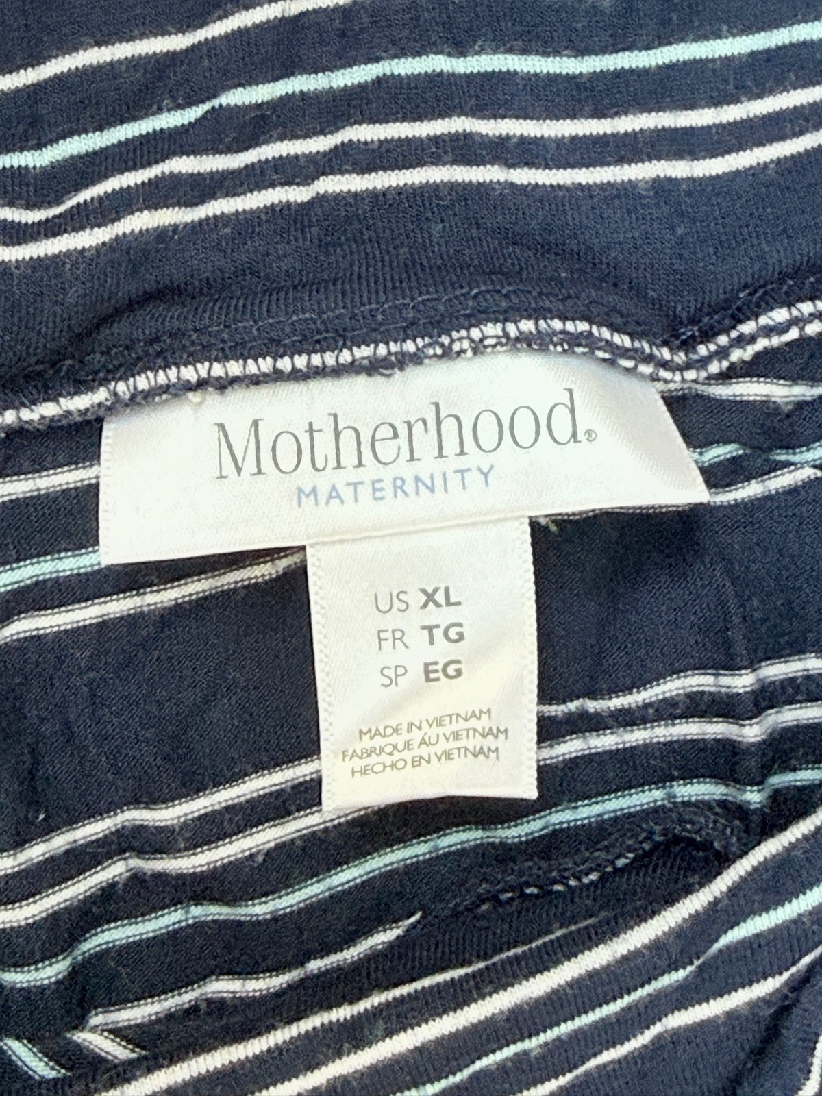 Motherhood Maternity Striped Maxi Skirt XL