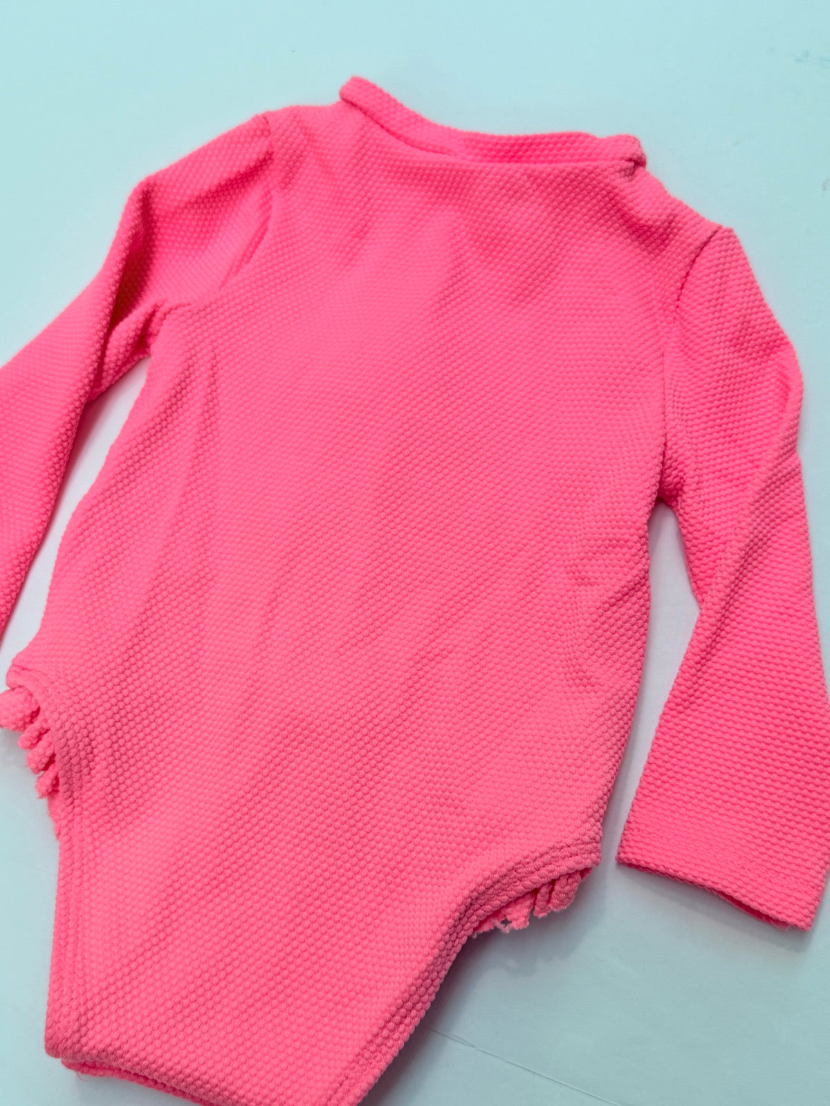 Old Navy Pink Long Sleeve Swimsuit 6-12M
