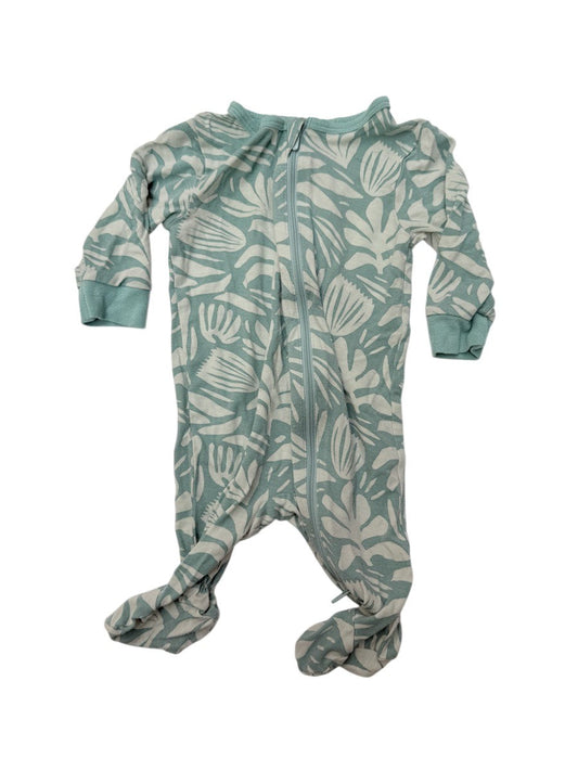 George Baby Sage Floral Footed Sleeper 0-3M