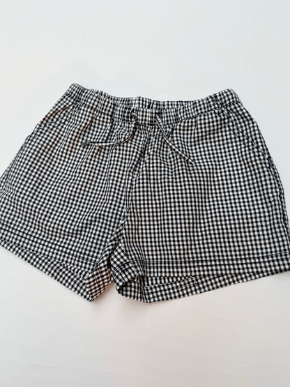 Gap Kids Gingham Drawstring Shorts 4-5