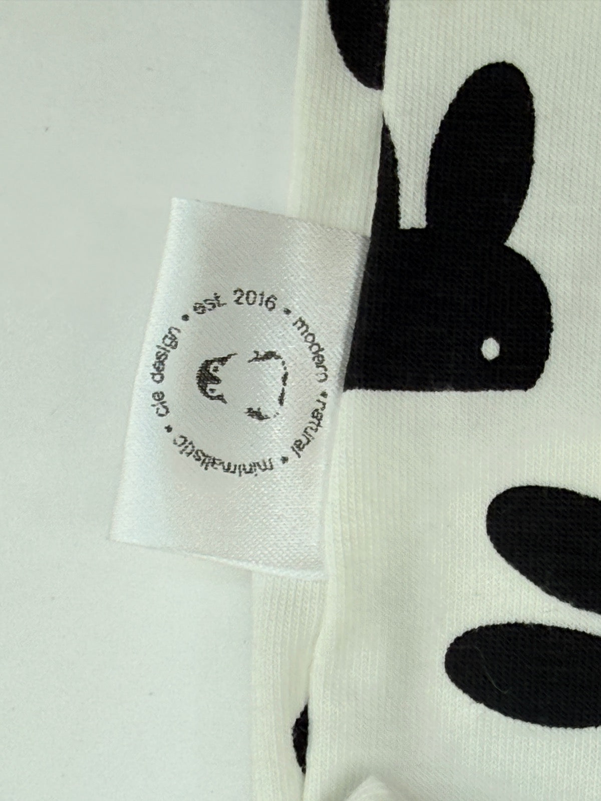Ole Design Miffy Style Bunny Print Shorts 3-4 Years