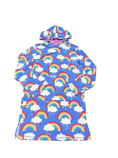 Boden Rainbow Hooded Towel Terry Cloth Dress 13-14Y