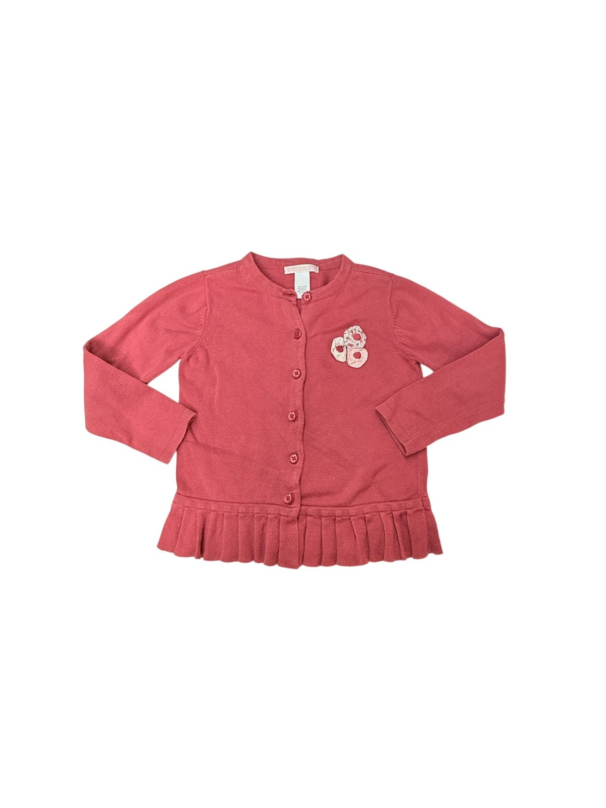 Janie and Jack Pink Floral Cardigan 5T