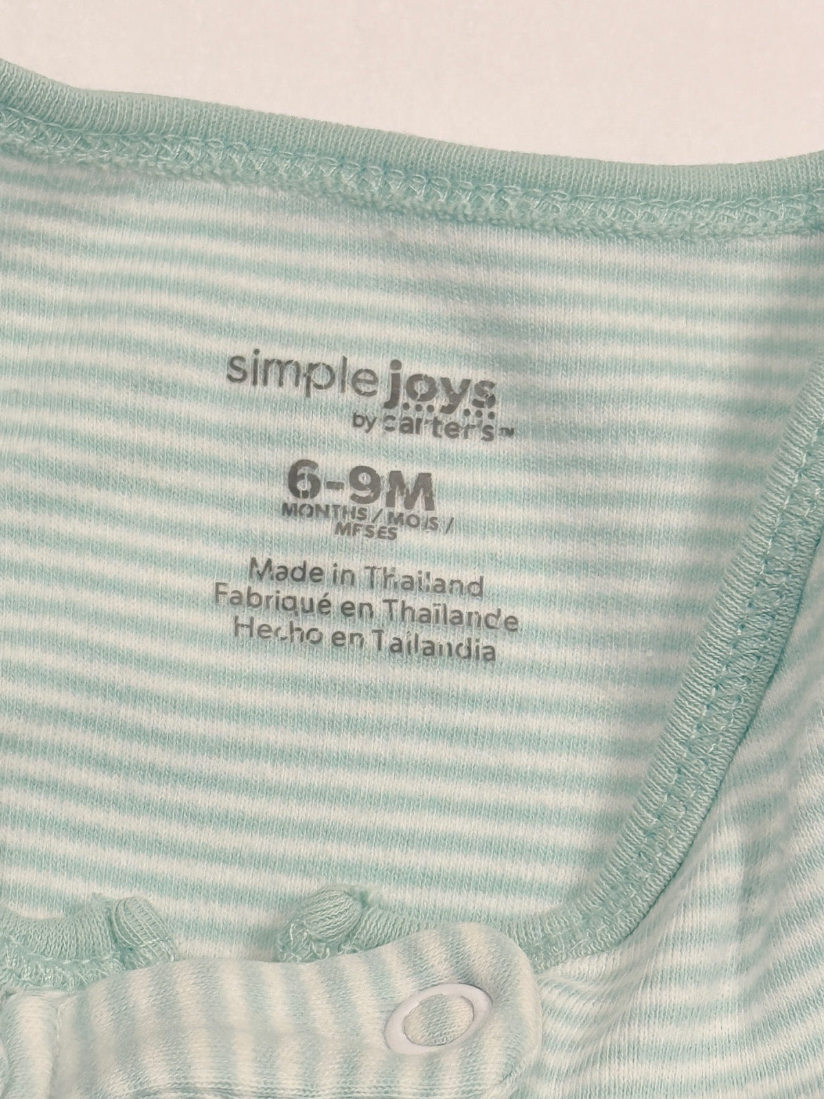 Simple Joys by Carter's Striped Sleeper 6-9M