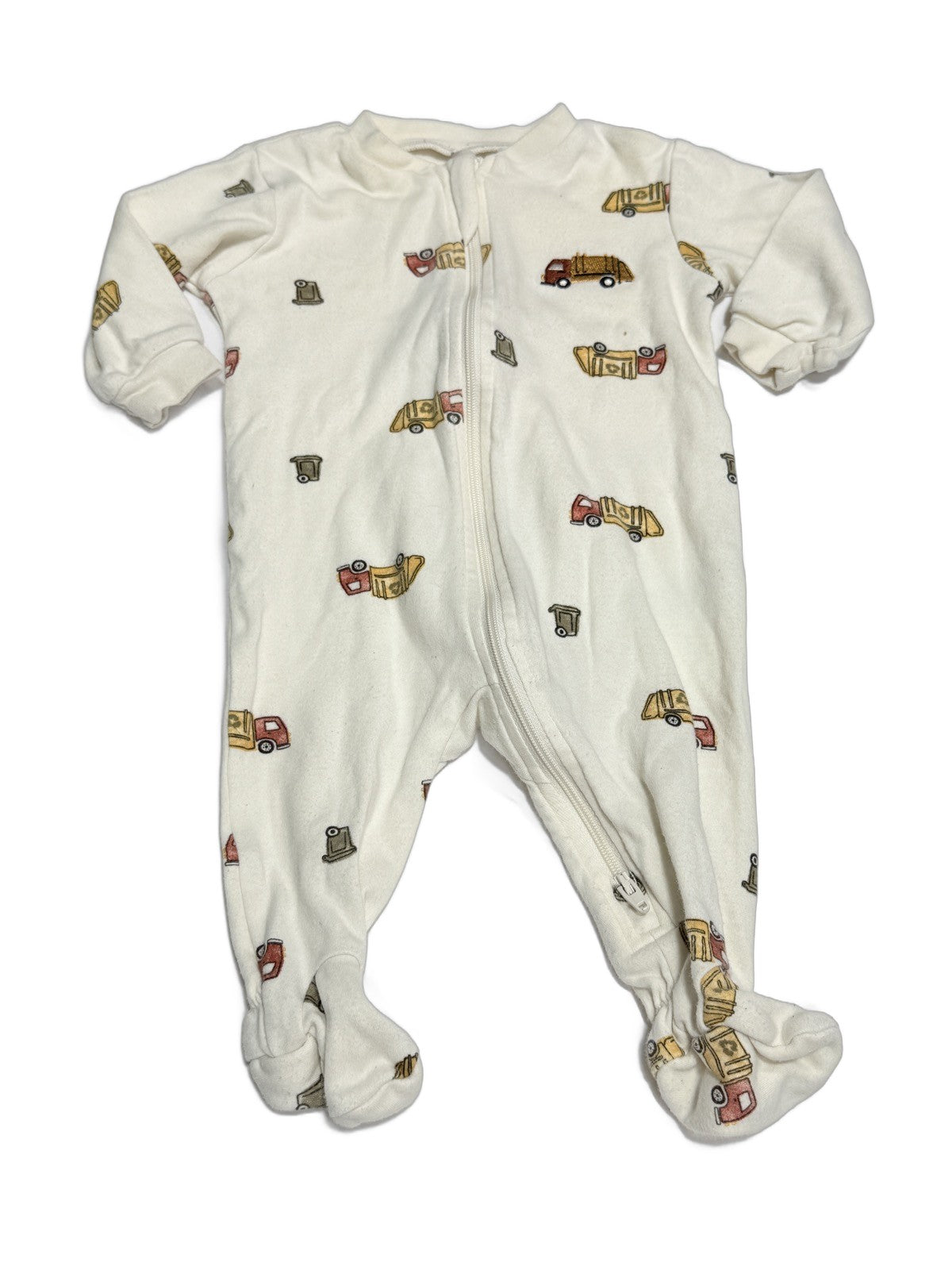Pekkle Garbage Truck Footed Sleeper 3M