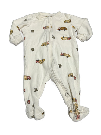 Pekkle Garbage Truck Footed Sleeper 3M