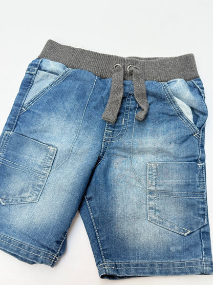 Denim Jogger Shorts Size 3-4Y