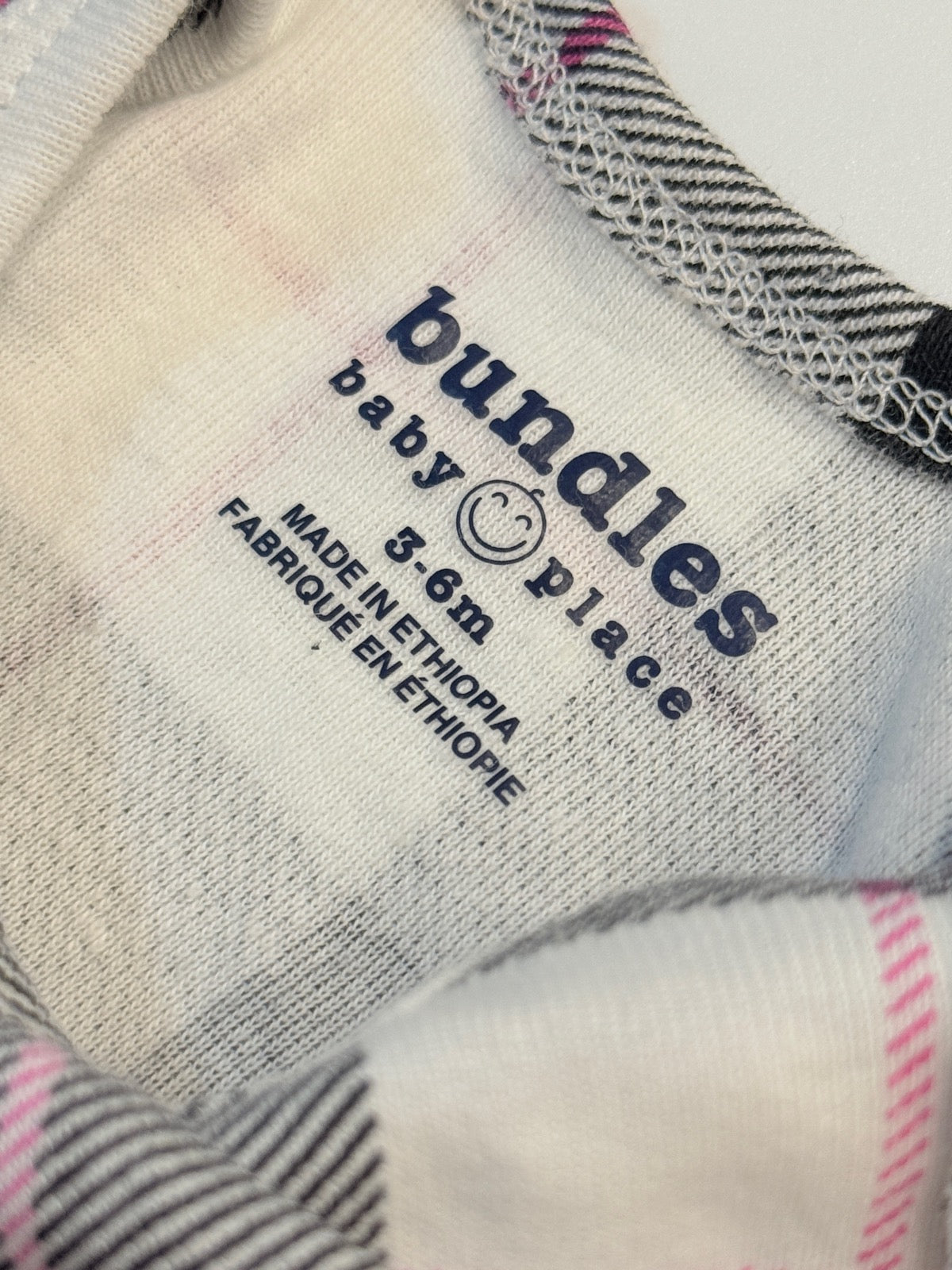 Bundles Baby Place Plaid Bodysuit 3-6m