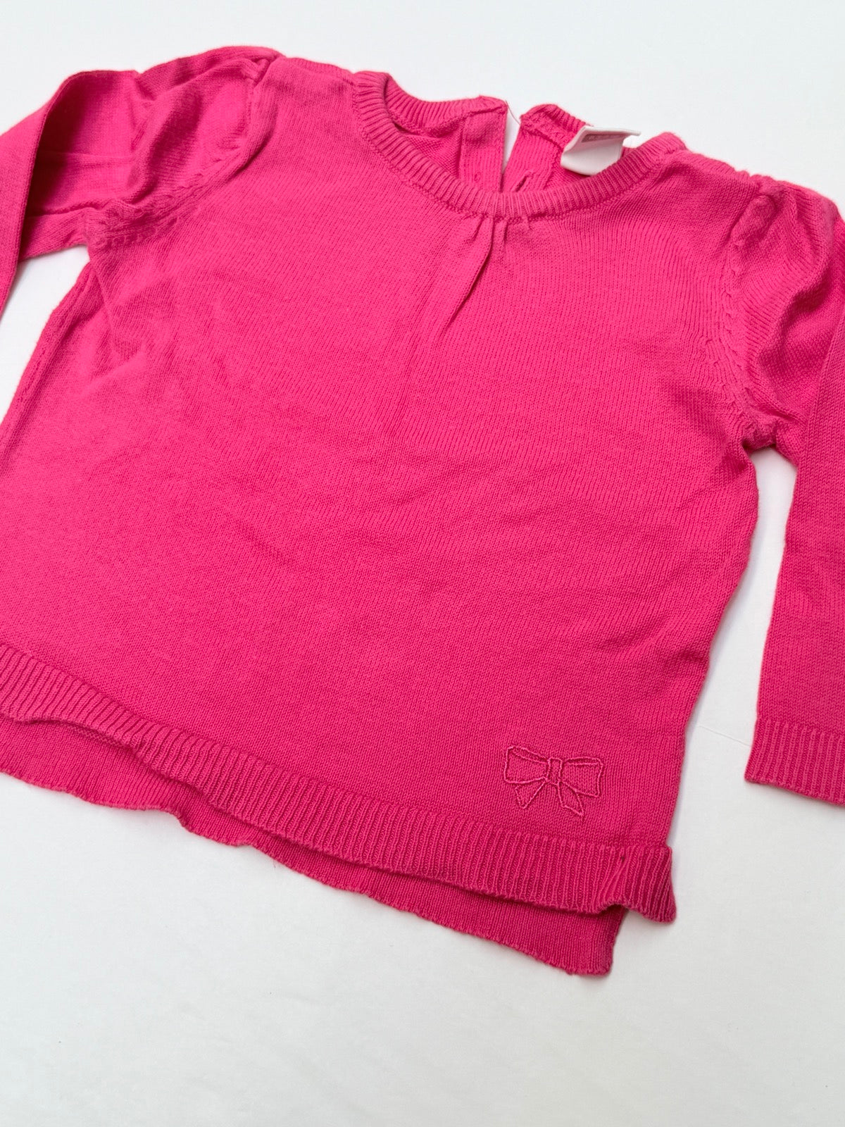 LC Waikiki Baby Pink Knit Sweater 3-6M