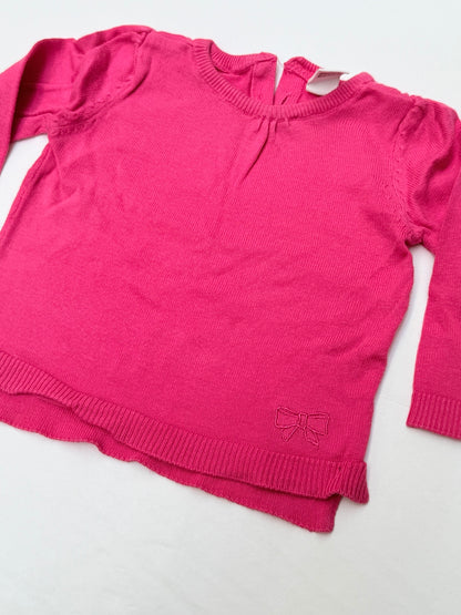 LC Waikiki Baby Pink Knit Sweater 3-6M