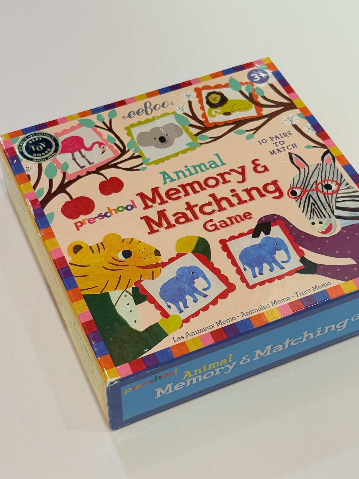 eeBoo Animal Memory & Matching Game