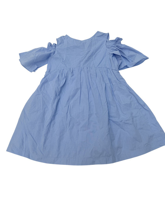 Zara Girls Cold-Shoulder Ruffle Dress Size 9