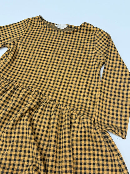 Zara Kids Gingham Check Dress 6Y